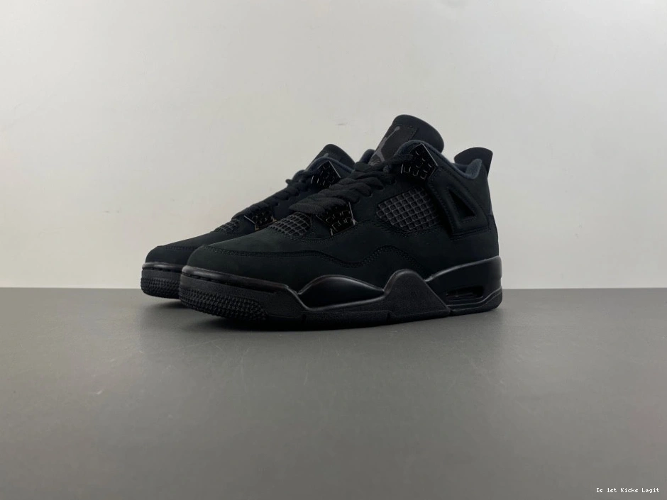 4 (2025) FV5029-010 Cat Retro Jordan Men's Black  1018